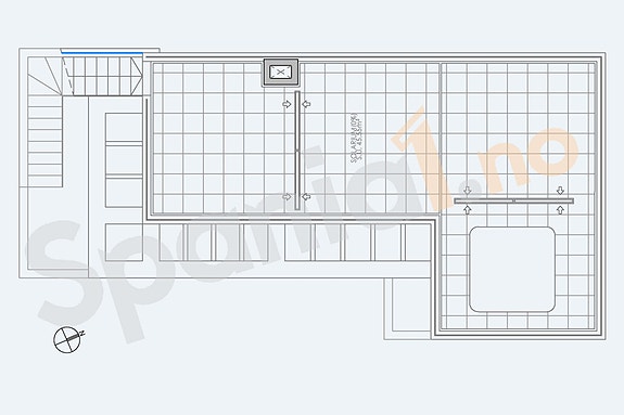 Plantegning Takterrasse