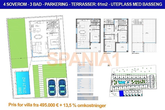 Plantegning for villa