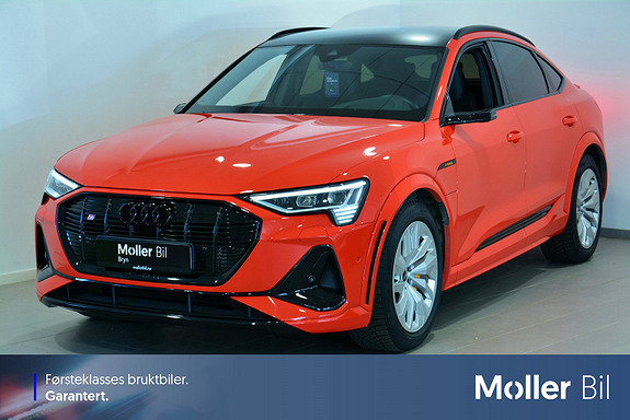 Audi e-tron Sportback 60 Sportback S-sportsstoler, Virtuelle speil, B&O, Head  2022, 15 387 km, kr 659 900,-