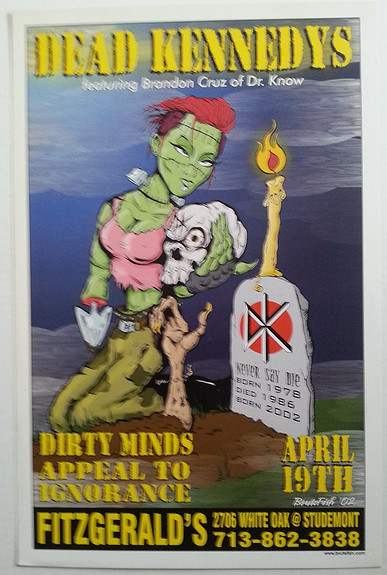 DEAD KENNEDYS featuring Brandon Cruz of Dr Know Konsertplakat