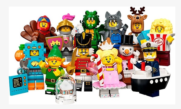 Lego Minifigure Series 23 Party 71034 Forseglet Boks med 36 poser