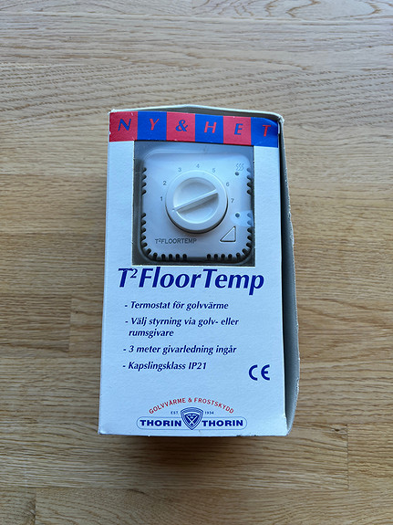 montering strejke kål T2 FloorTemp - Termostat for gulvvarme | FINN torget