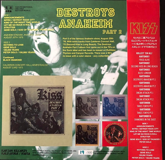 KISS - Destroys Anaheim | FINN-torget