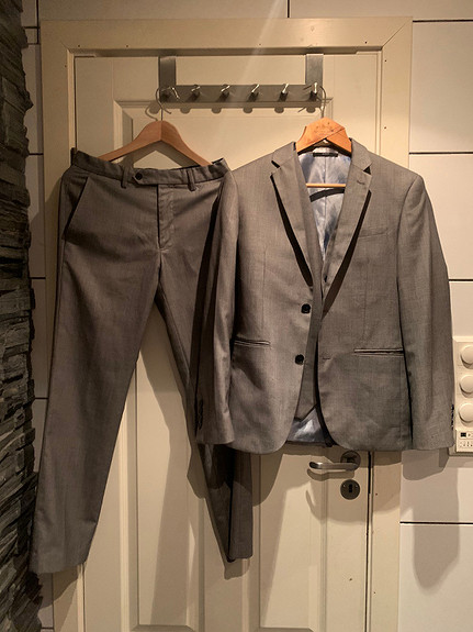 cedar wood state | Suits & Blazers | Slim Fit Blue Check Blazer Suit Jacket  | Poshmark