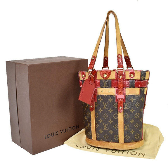 Louis Vuitton Limited Edition Monogram Canvas Rubis Neo Bucket Bag