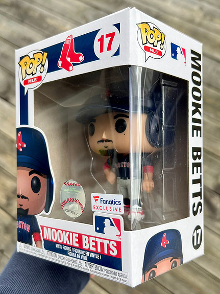 Mookie Betts Boston Red Sox Funko Pop Fanatics Exclusive New