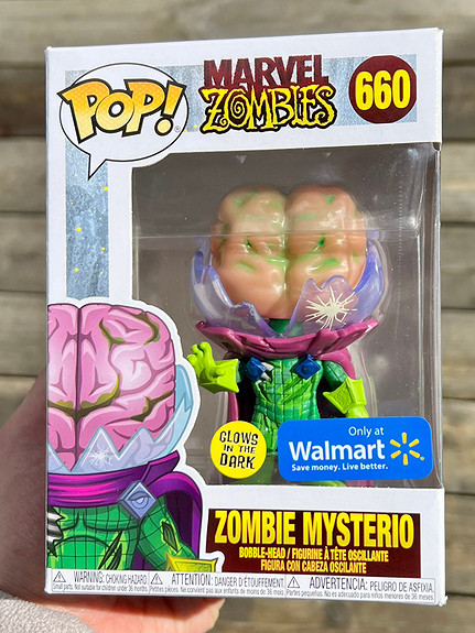 Funko Pop! Zombie Mysterio (Glow) | Marvel Zombies (660) Excl. to