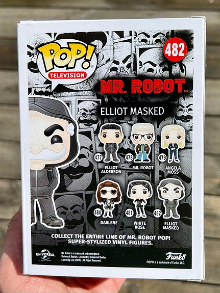 Funko pop Mr. Robot Elliot Masked summer convention Exclusive no