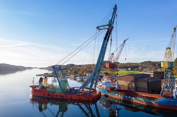 HLV Uglen at our main office in Grimstad