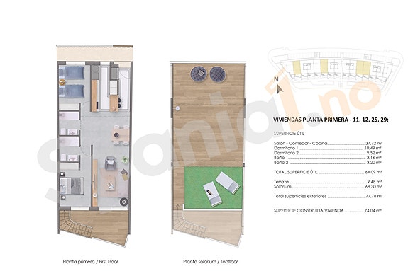 Plantegning toppleilighet