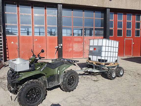 ATV henger for 1000L vanntank fra Leja/Yamaha