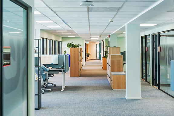 Eksempel på nyoppussede lokaler i annen tilsvarende etasje