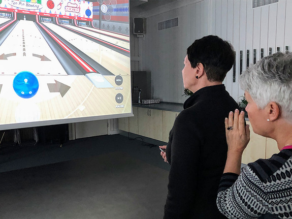 Bowling er en populær aktivitet på kvelden