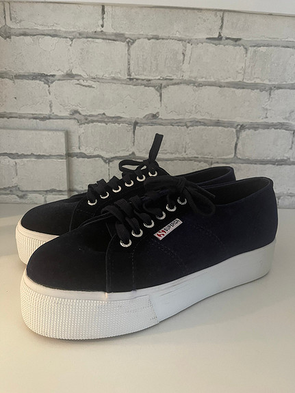 Superga cheap sko velvet