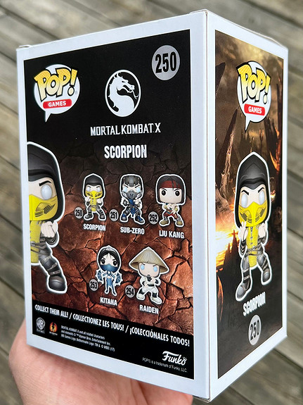 Funko Mortal Kombat X Kitana Sub Zero Liu Kang Kitana Scorpion