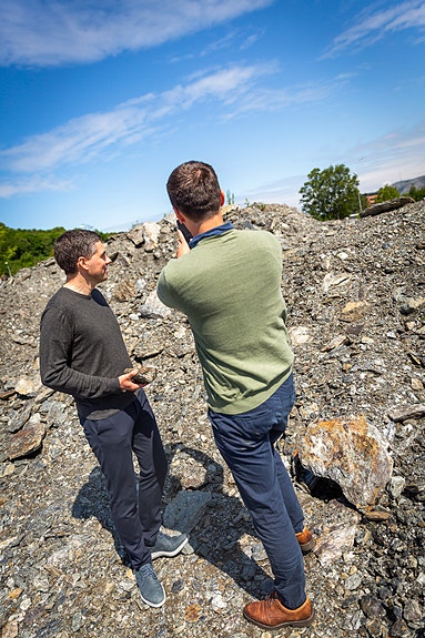 Vi lager software for gjenbruk av steinmasser