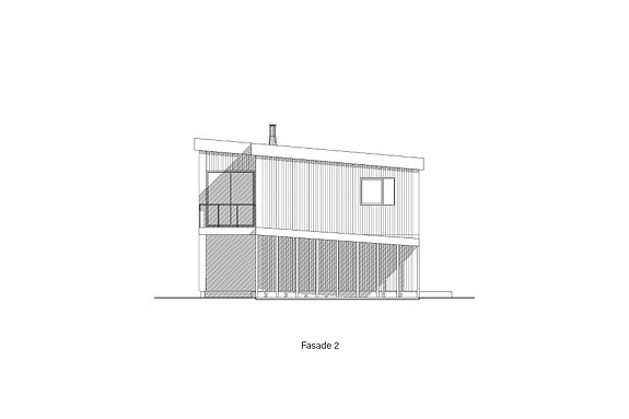 Fasade 2, 2-mannsbolig