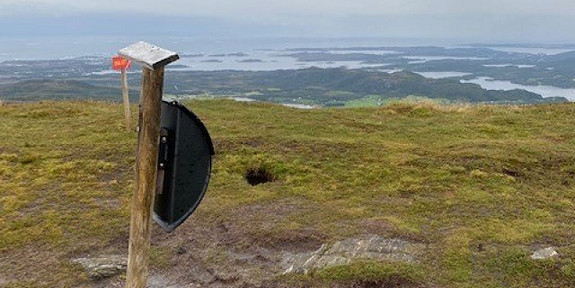 Utsikten fra Gulltanna er spektakulær