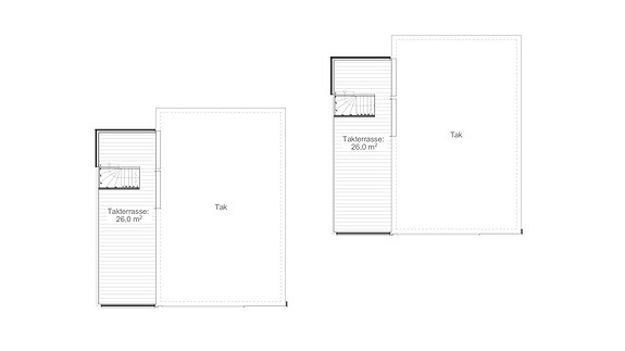 Plan terrasse, type A