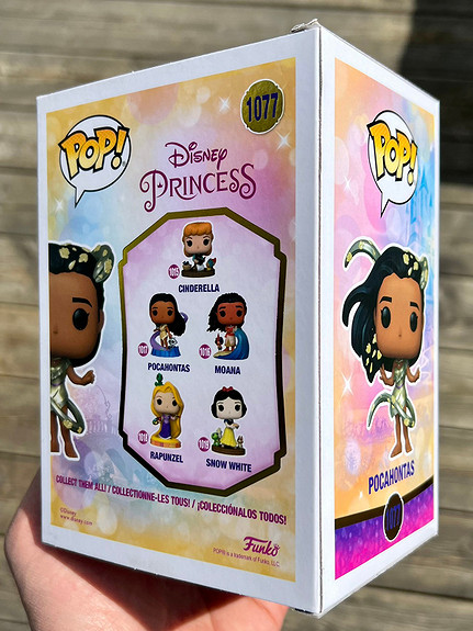 Funko Pop Disney Princess 1077 Pocahontas Gold + Pin