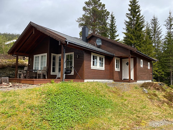 Familiehytte til leie på Kvamskogen