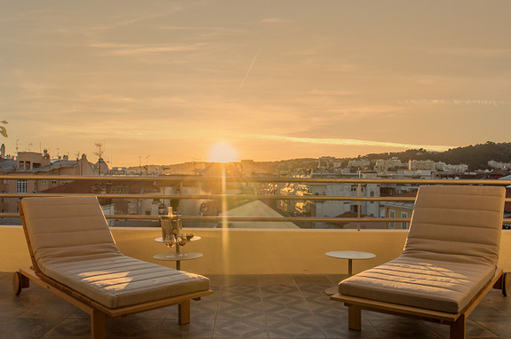 Lekker penthouse med meget sentral beliggenhet i Nice