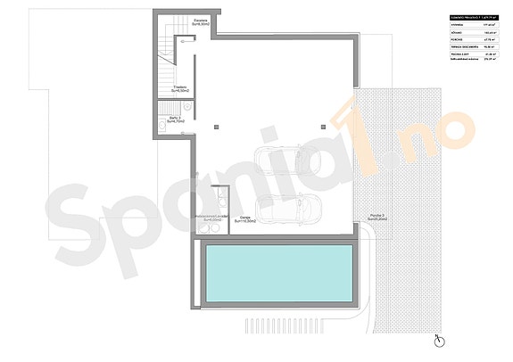 Plantegning underetasje