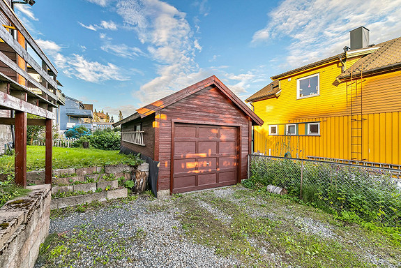 Eiendommen har garasje