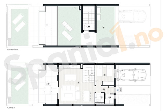Plantegning 2.etg og takterrasse