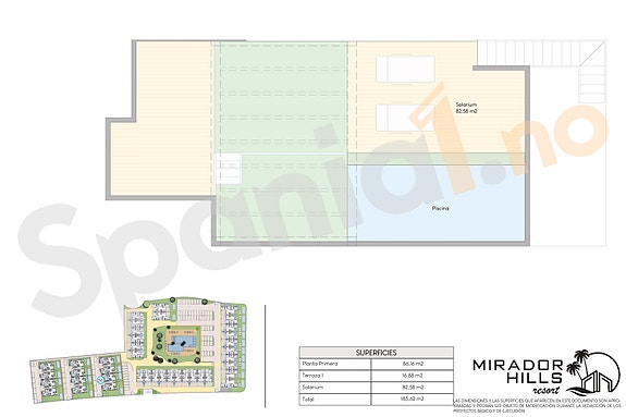Plantegning Takterrasse