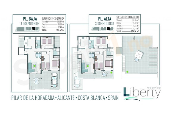 Planskisser leiligheter med 3 soverom
