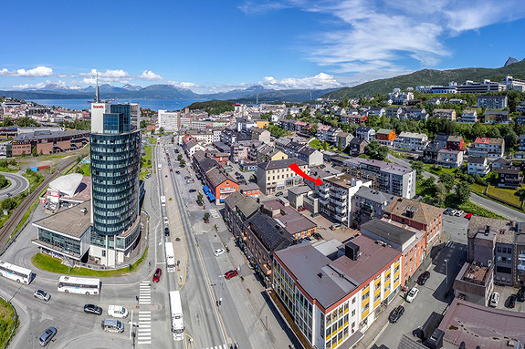 Sentral beliggenhet i Narvik sentrum