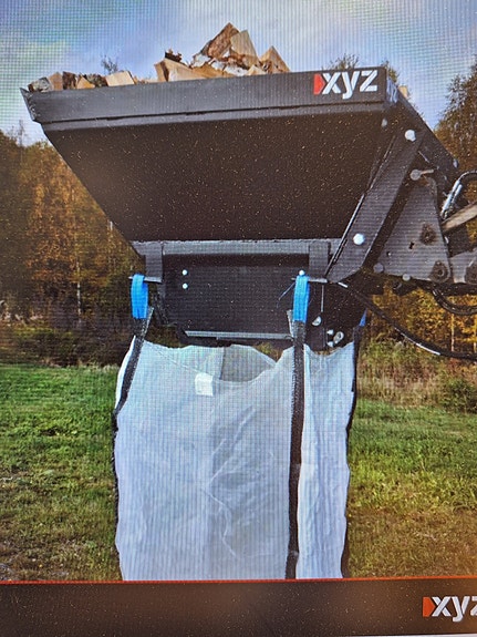 XYZ Fyllskuffe til storsekker med sms, euro og BM-feste