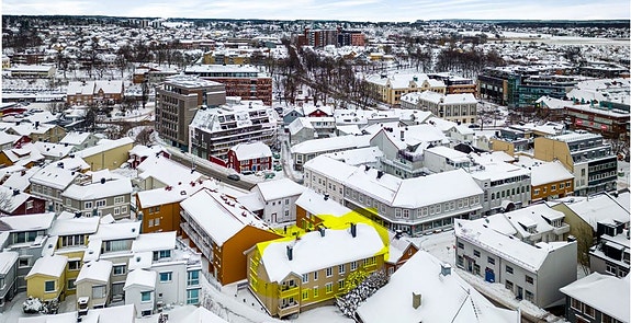 Meget sentral beliggenhet