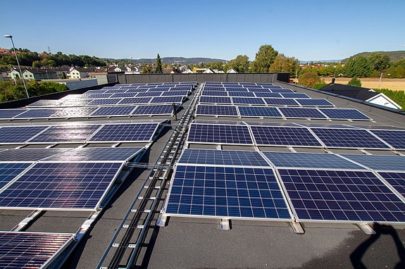 Solceller på taket