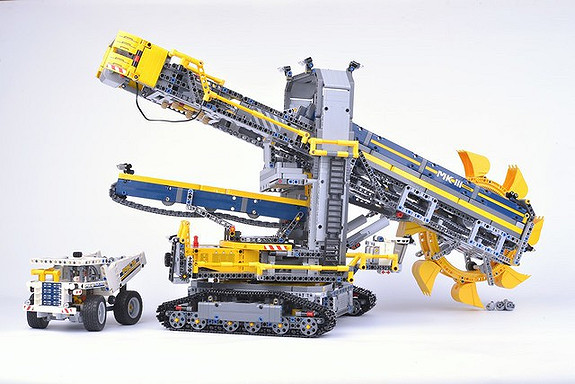 Lego Technic - med skovlhjul |