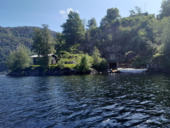 Hytte Flekkefjord til leige med 2 båter