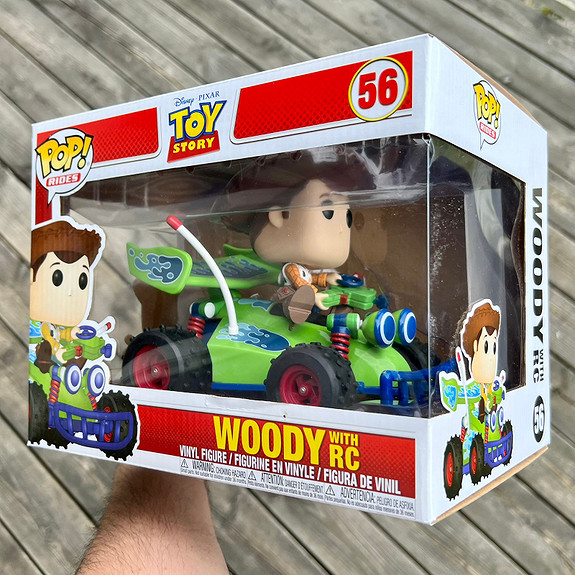 Woody rc car store funko