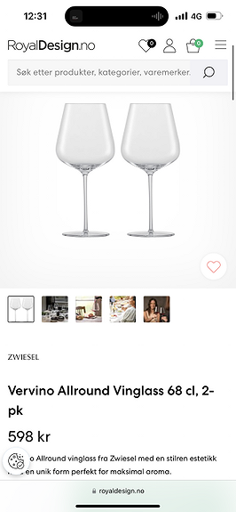 Vervino Allround Wine Glass 68 cl, 2-pack - Zwiesel @ RoyalDesign