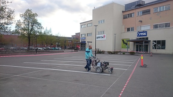 Oppmerking av P-plasser