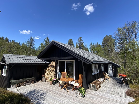 Vågslid - Hytte med skjermet, flott beliggenhet på Øykjeli