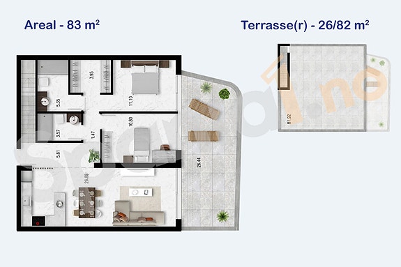 Plantegning leilighet #11