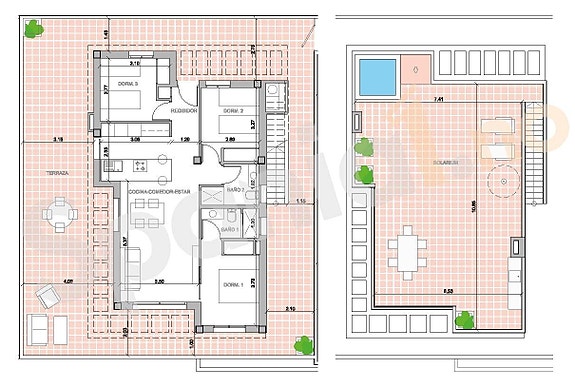 Plantegning toppleilighet 1-2-1