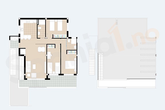 Plantegning leilighet 3.1