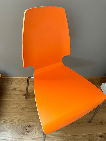 Orange stol Vilmar Ikea | torget