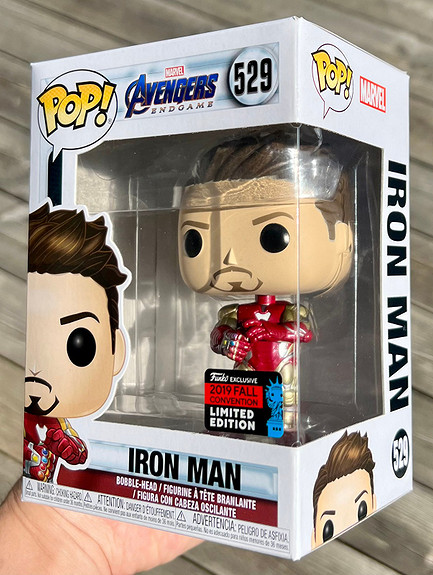 Funko Pop! Marvel Avengers Endgame Iron Man Fall Convention Bobble