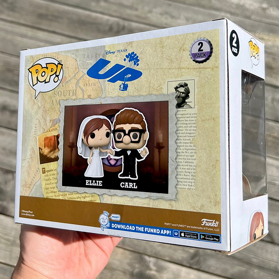 Funko Pop 2 Pack Disney Up : Ellie & Carl Wedding Vinyl Figure