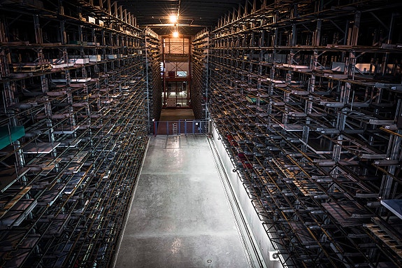 Automatlager for plater