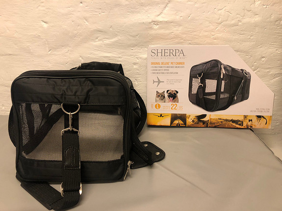 Optøjer Det honning Sherpa Orginal Deluxe reisebag fly hund//brukt 1 gang | FINN torget
