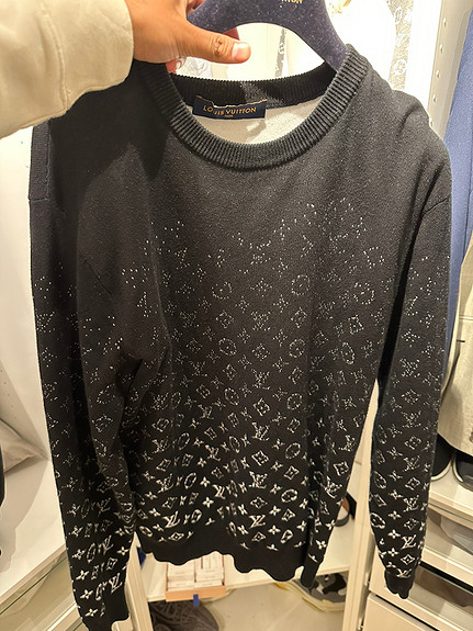 Louis Vuitton gradient crewneck